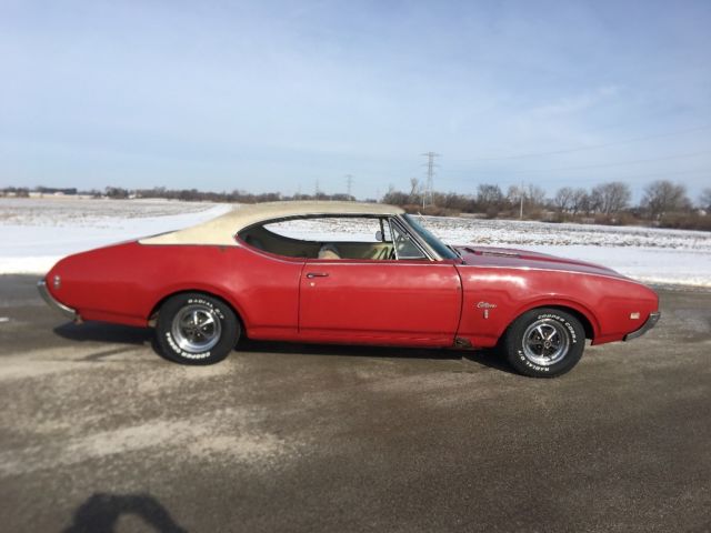 1968 oldsmobile cutlass s 442 real barn find