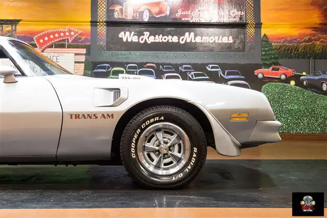 1976 pontiac firebird, silver with 71,728 miles available now!