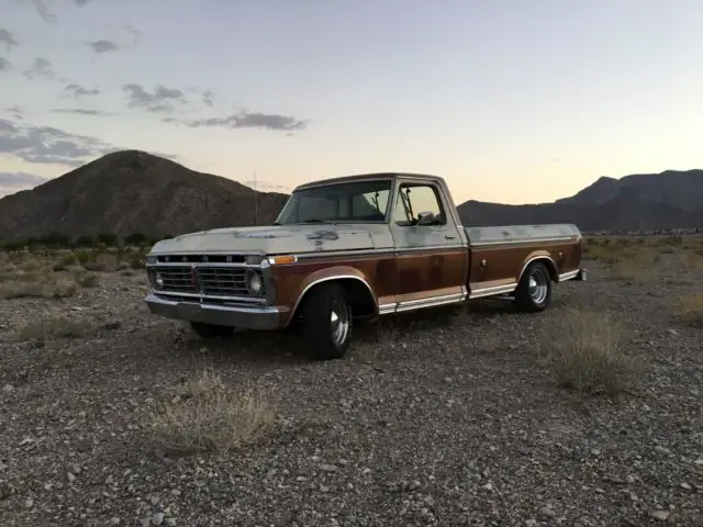 1973 ford f100 xlt ranger camper special, fully loaded, runs great, zero rust