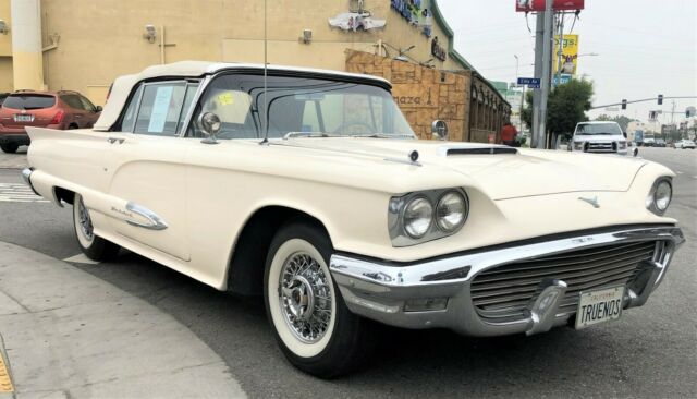 1959 thunderbird "squarebird" convertible california car