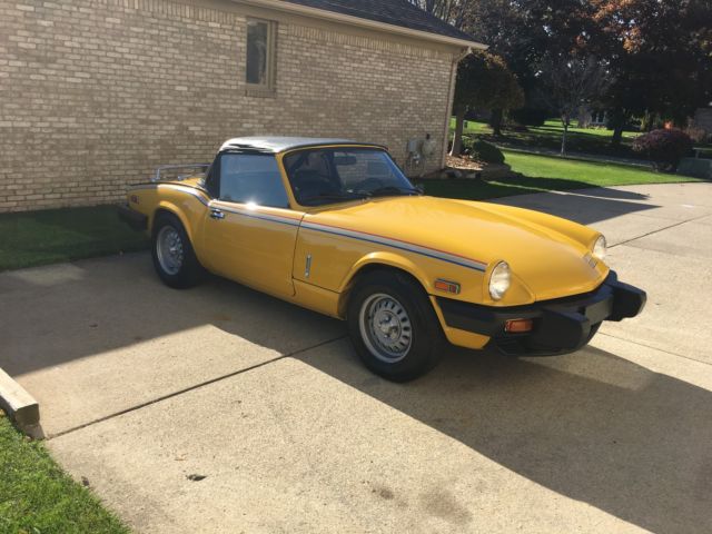 1980 triumph spitfire 1500 40,450 actual miles! very nice! solid! cheap!!