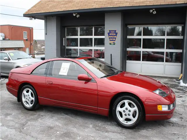 1990 nissan 300zx gs 20,500 miles cherry red pearl v6 cylinder engine 3.0l/181