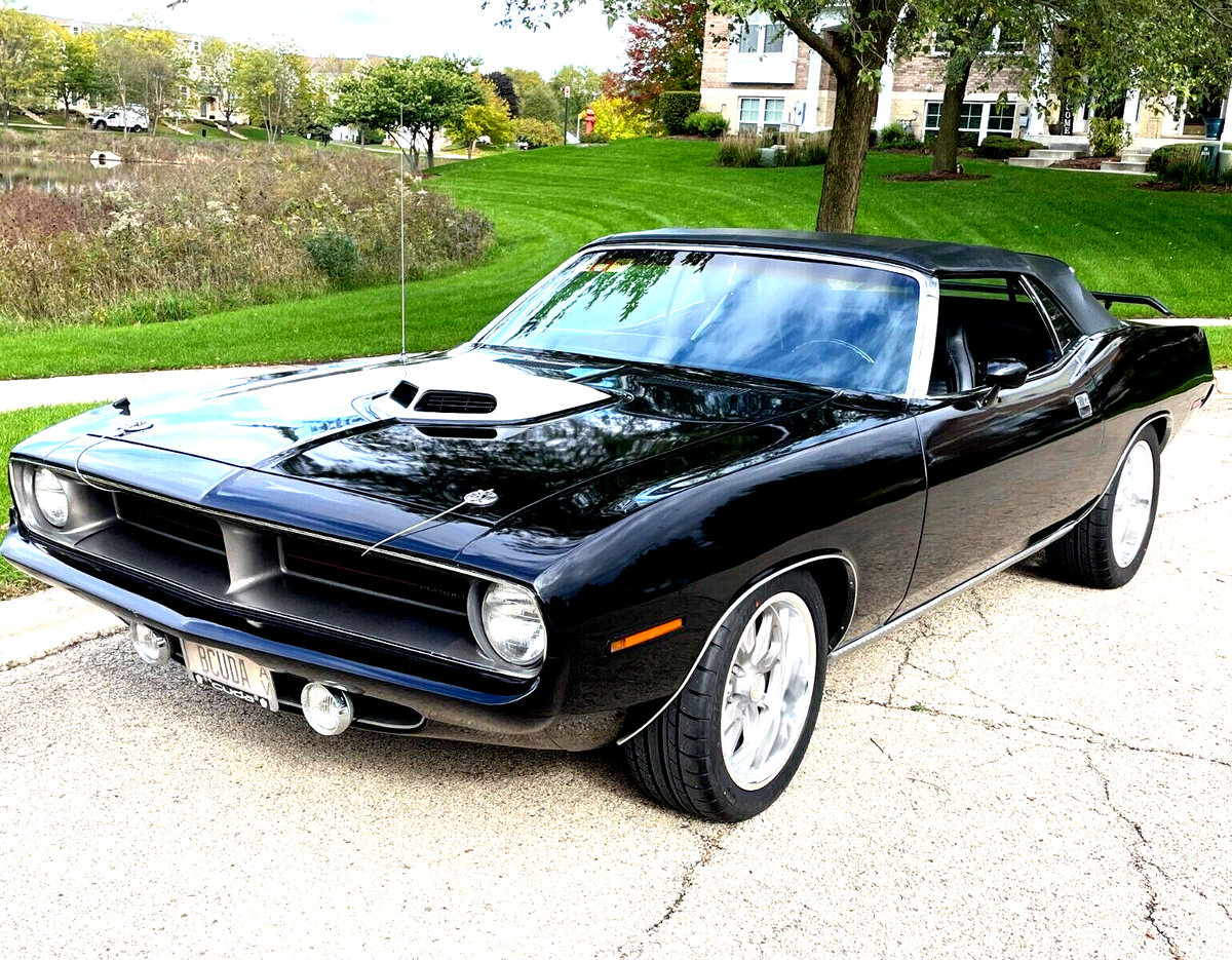 1970 plymouth barracuda convertible / restomod hemicuda convertible
