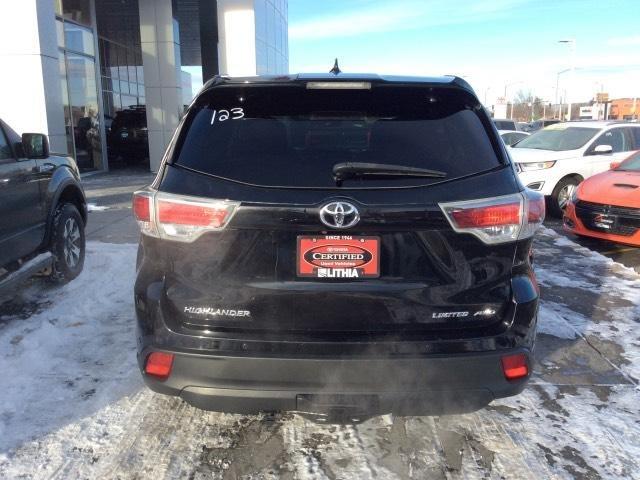 certified 2016 toyota highlander awd limited v6 billings, mt 59102 for sale in billings, montana