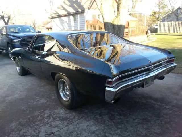 1968 chevelle malibu black on black