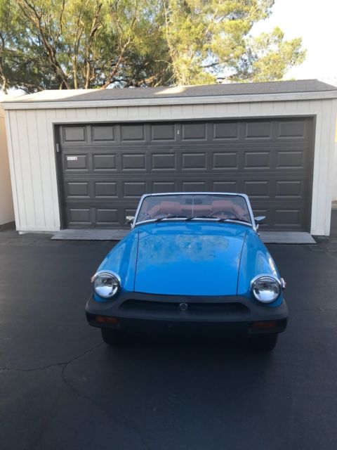 1979 mg midget mark iv 2 door roadster blue 63k miles