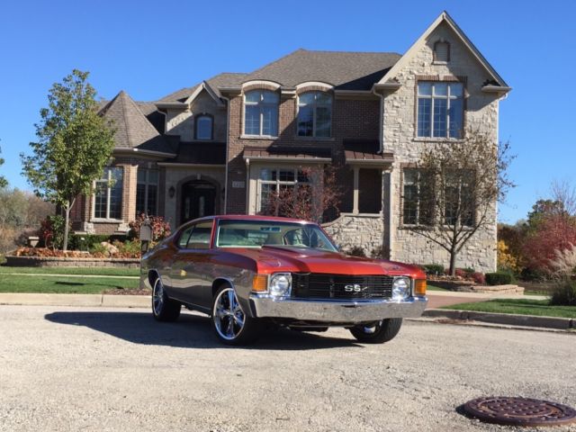 1972 chevrolet chevelle -show car-high end custom pro touring build-low reserve