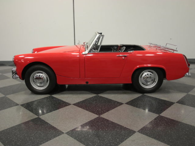 nicely restored sprite, very solid 'vert, inline 4, 4-speed, runs & drives great