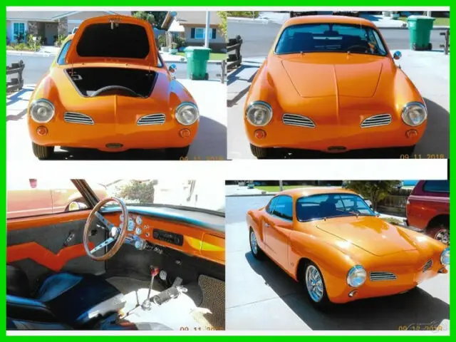 1969 volkswagen karmann-ghia 4 cylinder turbo low rebuild miles new upholstery