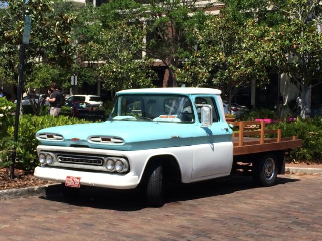 1961 apache truck, 283 ps factory 4sp on floor runs awesome, new tires no rust!