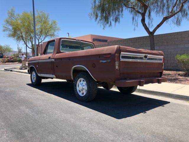 1973 ford f-250 xlt ranger camper special classic servivor pickup truck