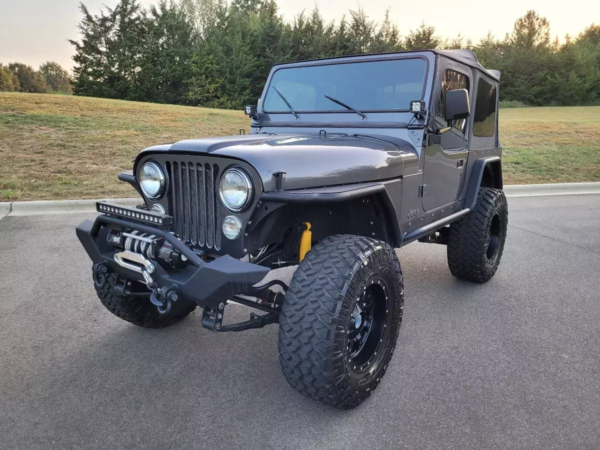 1984 jeep cj suv grey cj7