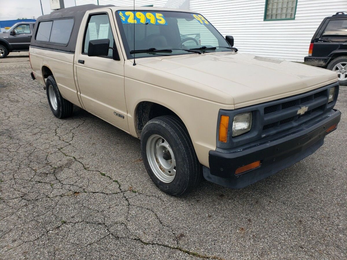 1993 chevrolet s10 pickup brown rwd automatic s10