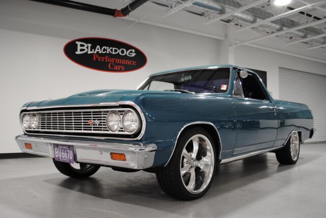 1964 chevrolet el camino 68,973 miles dark teal metallic pickup v8 4 speed manu