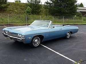 1968 chevrolet impala conv. # match 396 with factory a/c