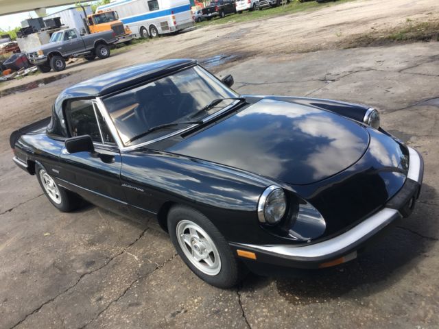 1986 alfa romeo spider veloce convertible (w. hardtop)