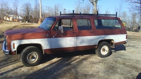 77 chevy suburban scottsdale k-20 4wd auto