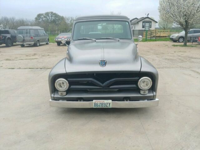 1955 ford f100 street rod 460 auto clip ac bluetooth 725 miles dark gray metalli