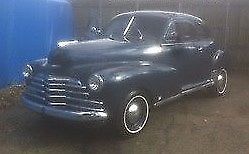 1947 chevy stylemaster 2 door sedan , former businessman's coupe
