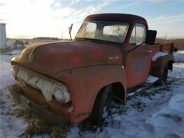 1954 ford f250 orange