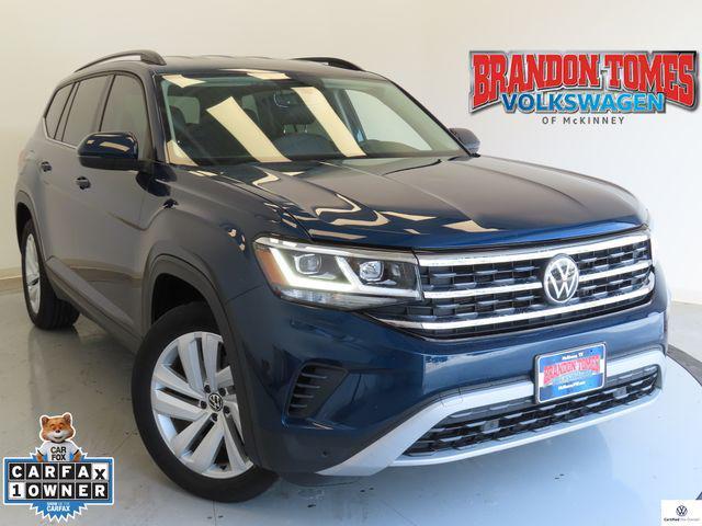 2021 volkswagen atlas 3.6l se w/technology