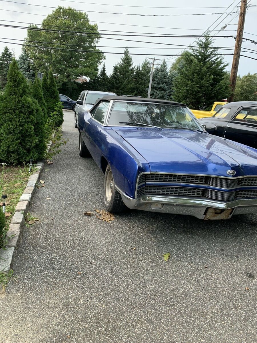 1969 ford galaxie 500 xl convertible blue rwd automatic xl