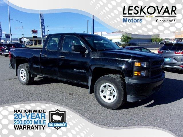 2014 chevrolet silverado 1500 work truck 4x4 work truck 4dr double cab 6.5 ft. sb w/1wt for sale in butte, montana