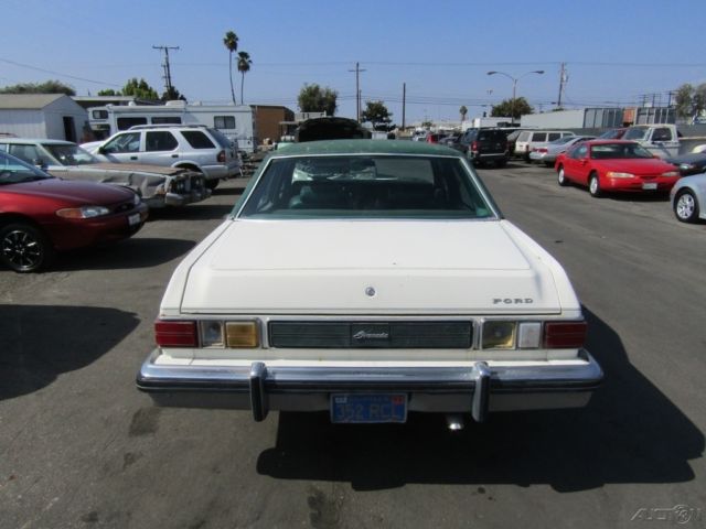 1976 ford granada 8-cylinder automatic 4-door sedan no reserve