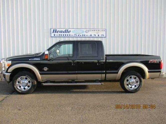 2012 ford f-250 super duty lariat 4x4 lariat 4dr crew cab 8 ft. lb pickup for sale in foster, south dakota