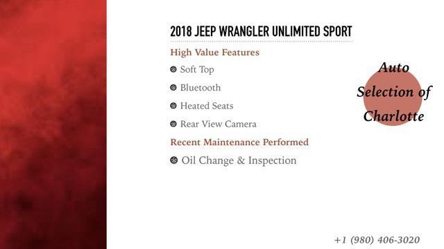 2018 jeep wrangler unlimited sport