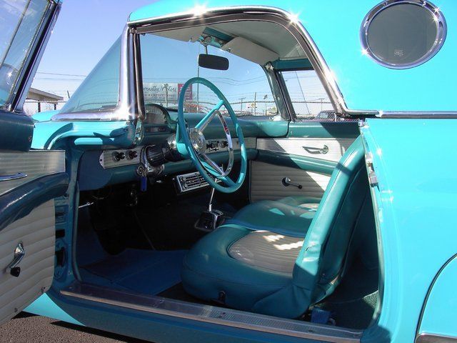 1956 thunderbird peacock blue - all original 14k california car