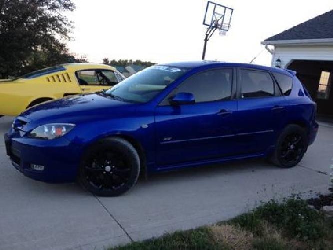2007 mazda 3 hatchback-2.3 liter - blue - 62,000 mi. in sycamore, oh