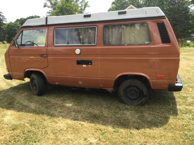 1984 volkswagen vanagon campmobile van camper 3-door 1.9l