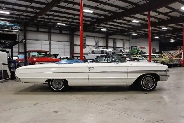 1964 ford galaxie 500 1591 miles white convertible 289 v8 automatic
