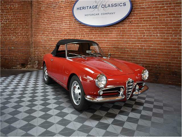 1959 alfa romeo giulietta, red with 92941 miles available now!