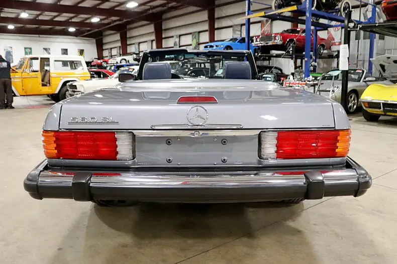 1989 mercedes-benz 560sl convertible 55075 miles pearl gray poly convertible 5.5