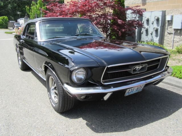1967 ford mustang convertible 67