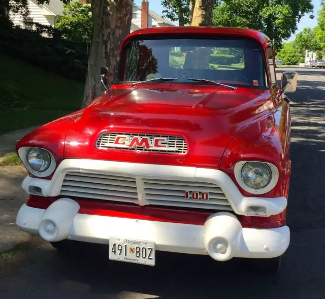 1957 gmc pick-up truck 100 ~ 270 straight six ~ restored