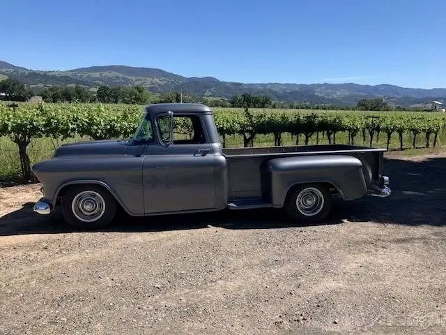 1957 chevrolet long bed pickup truck 350 v-8 291 hp