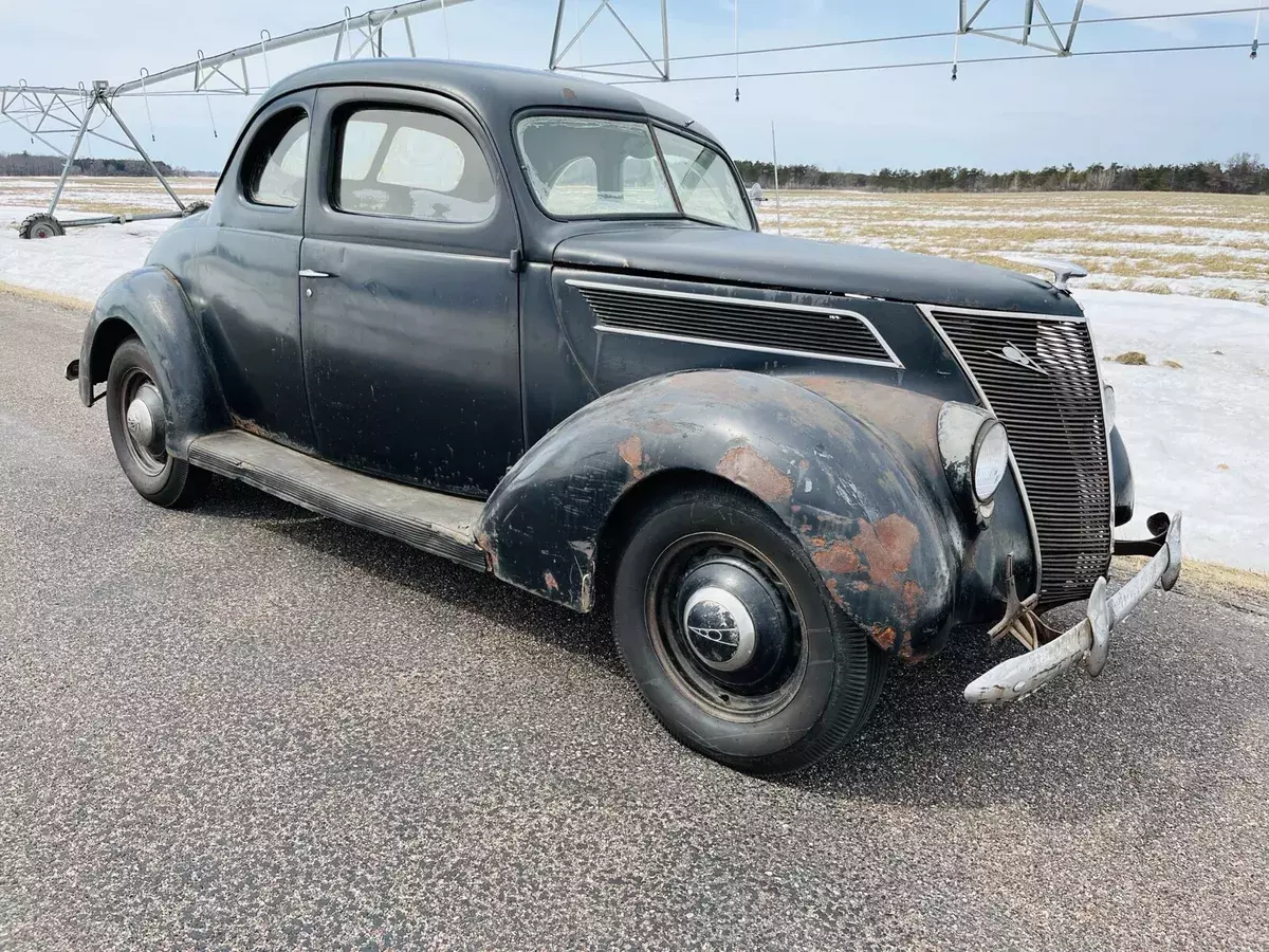 1937 ford model 78 coupe black business