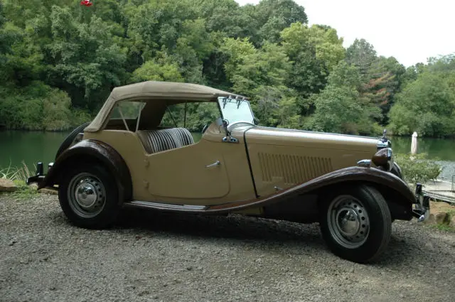 1953 mg tf roadster brown 4 speed restored clean excellent driver moss motors