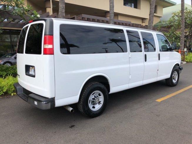 2012 chevrolet express 3500 lt extended passenger for sale in waipahu, hawaii
