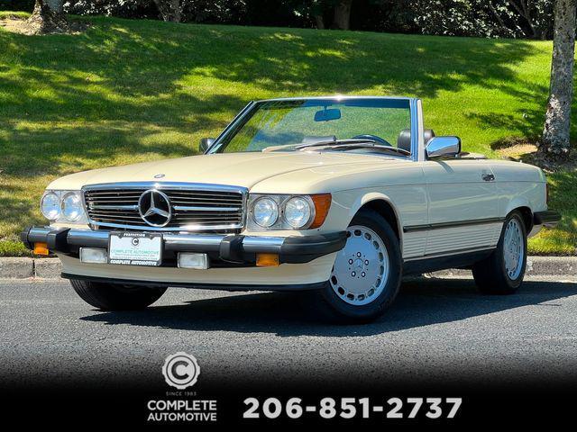 1987 mercedes-benz sl-class 2 owner history 69000 original miles excellent