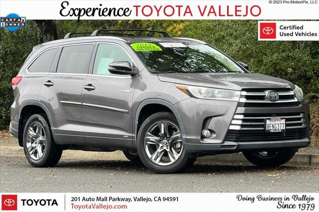 2018 toyota highlander hybrid platinum