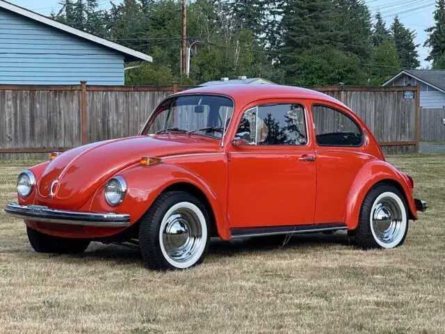 1972 volkswagen beetle coupe orange rwd manual super beetle