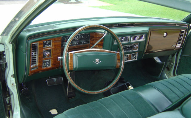 1978 cadillac coupe deville 45k orig mi. 1 owner seamist green 100% garaged
