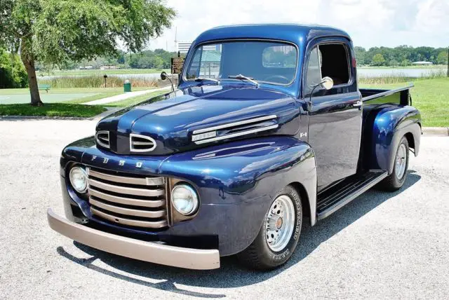 1949 ford f-1 custom pickup 302 v8 a/c ps pb