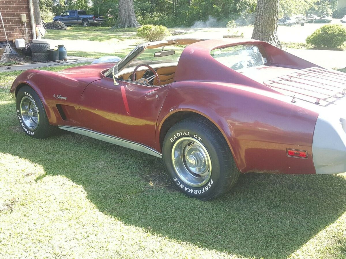 1974 corvette 4 speed, factory air, t tops