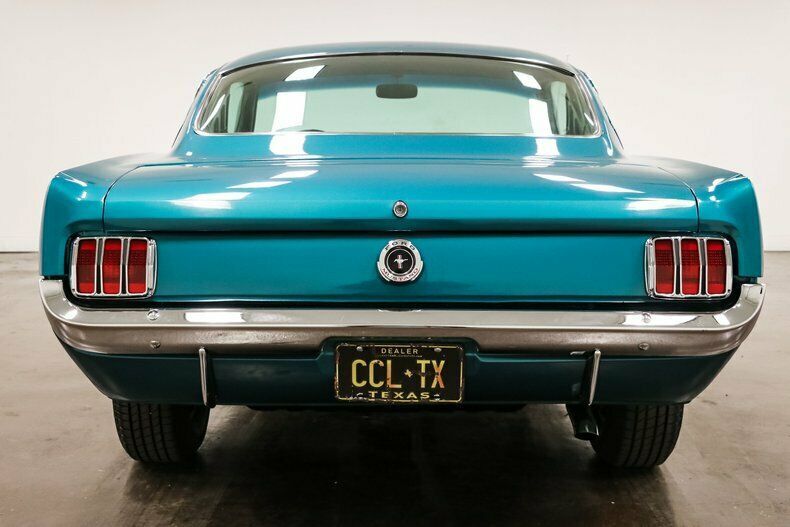 1965 ford mustang fastback 2+2 13031 miles aqua coupe 200ci 6 cylinder 3 speed m