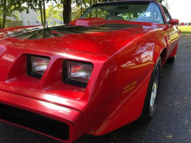 1979 pontiac trans am coupe 43028 miles red 6.6l 403 automatic